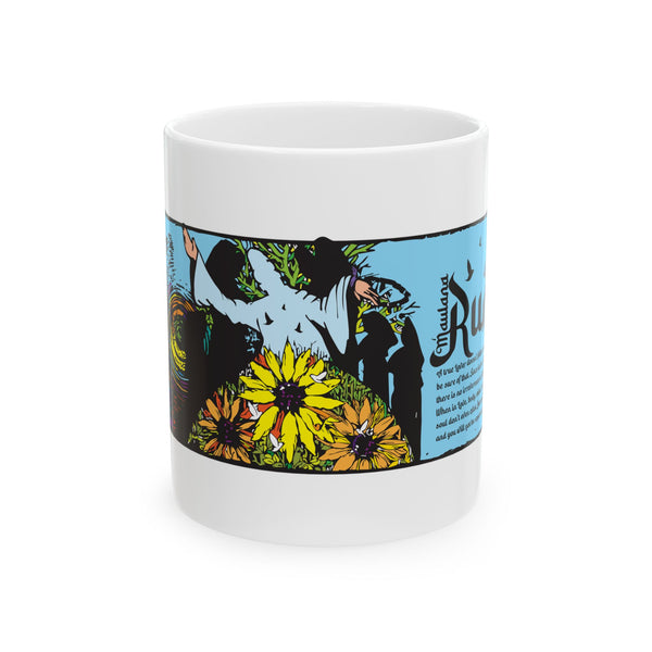 Rumi Ceramic Mug, (11oz, 15oz)