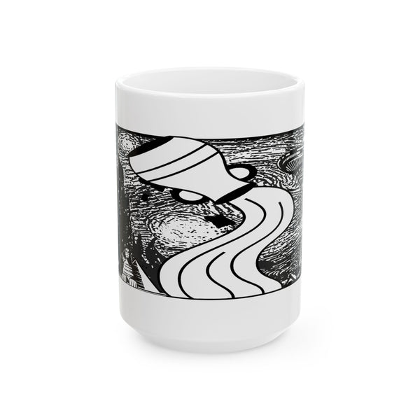 Aquarius Ceramic Mug, (11oz, 15oz)