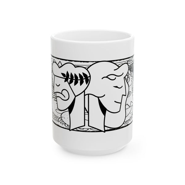 Gemini Ceramic Mug, (11oz, 15oz)